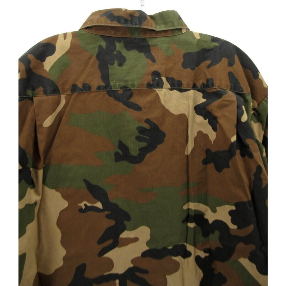 VINTAGE Winchester Shirt XL Button Down Camo Hunting Flap Pockets * - Picture 8 of 11